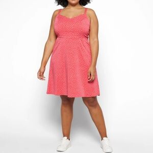 Polka Dot Sleeveless Dress - Pink - NWT!